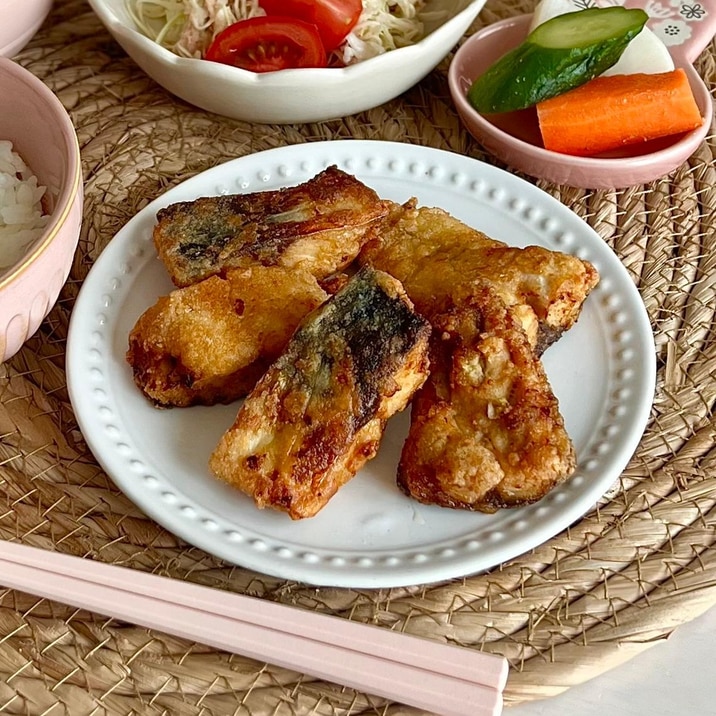 サバのカレー竜田揚げ